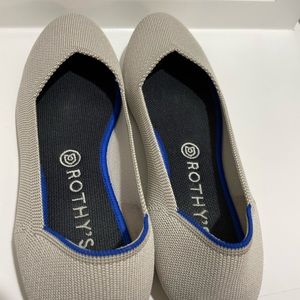 Rothy’s round toe flats - Flaxseed